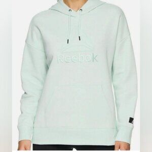 Reebok Pastel Green Hoodie XL Cozy Pullover
